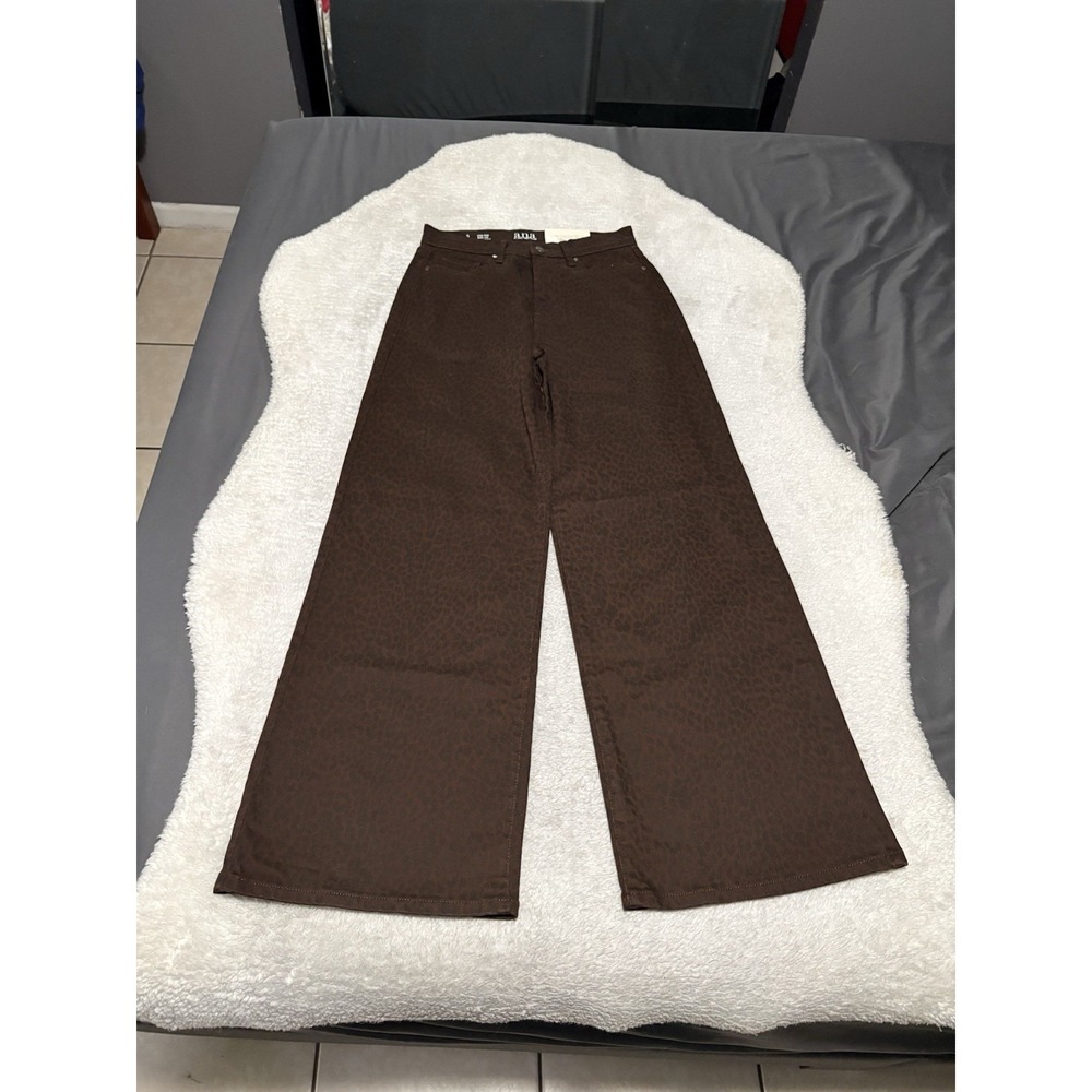 Ana‎ A New Approach Women's Cheetah High Rise Wide Leg Pants Size 2